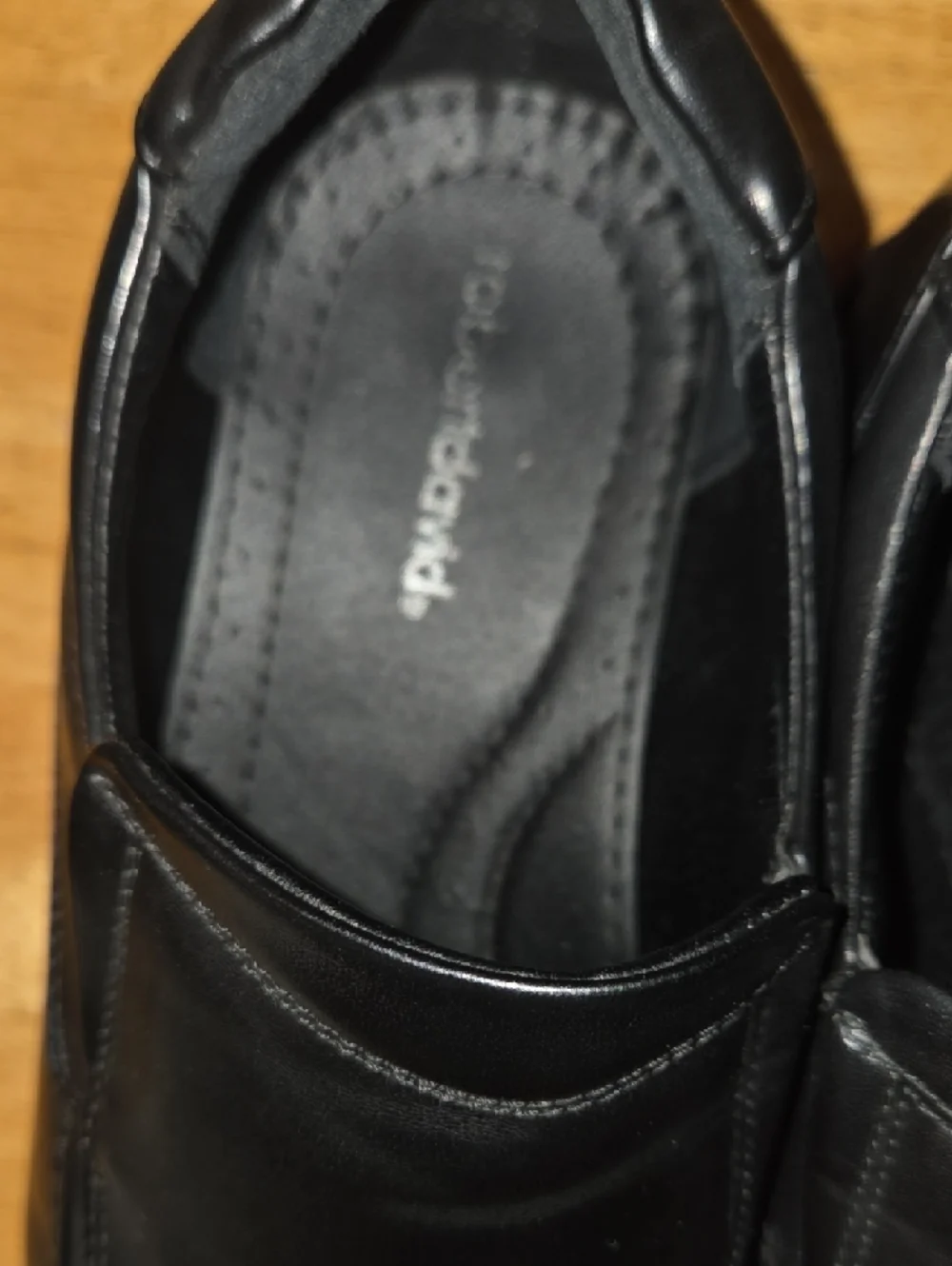 Roberto David Kids Black Moccasin Slip-Ons